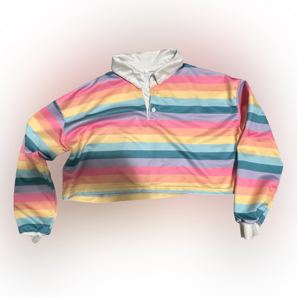 Colorful Striped Long Sleeve Shirt